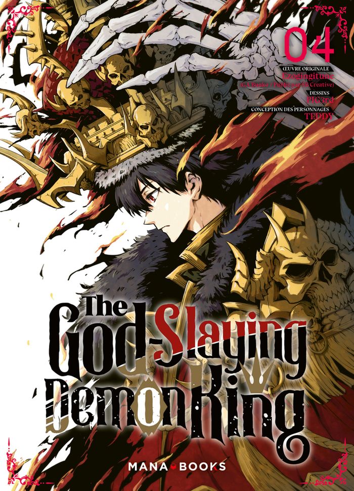 Couverture du livre « The god-slaying demon king » de Ezogingitsune, librairie Les Contes Infusés à Corte