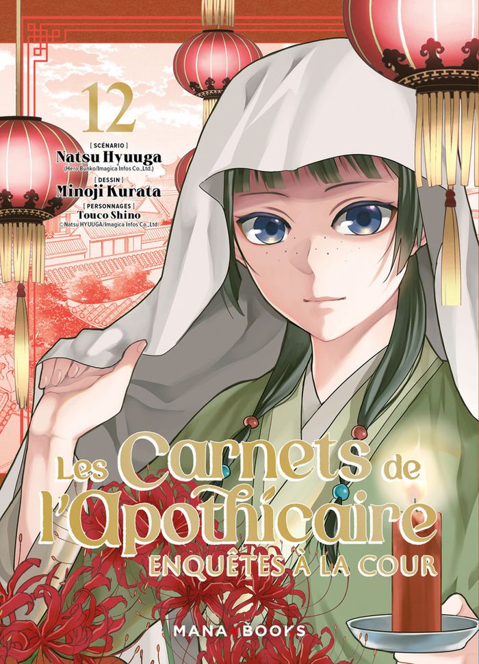 Couverture du livre « Les carnets de l'apothicaire : enquêtes à la cour » de Natsu Hyūga, librairie Les Contes Infusés à Corte