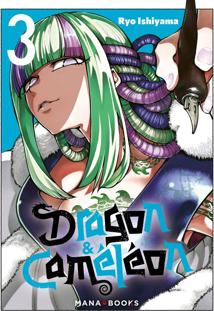 Couverture du livre « Dragon & Caméléon » de Ryō Ishiyama, librairie Les Contes Infusés à Corte