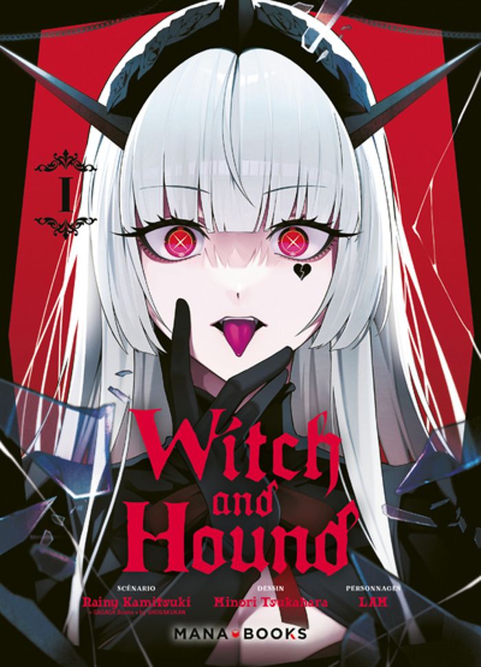 Couverture du livre « Witch and hound » de Kamitsukireinī, librairie Les Contes Infusés à Corte