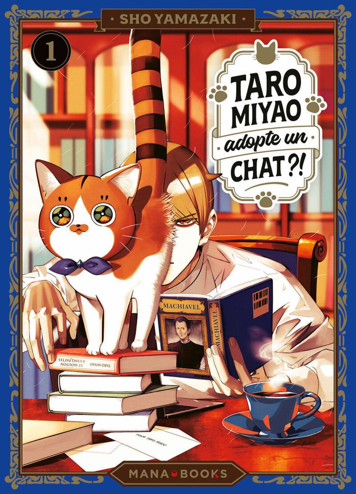 Couverture du livre « TARO MIYAO ADOPTE UN CHAT ?! T01 - VOL01 », librairie Les Contes Infusés à Corte