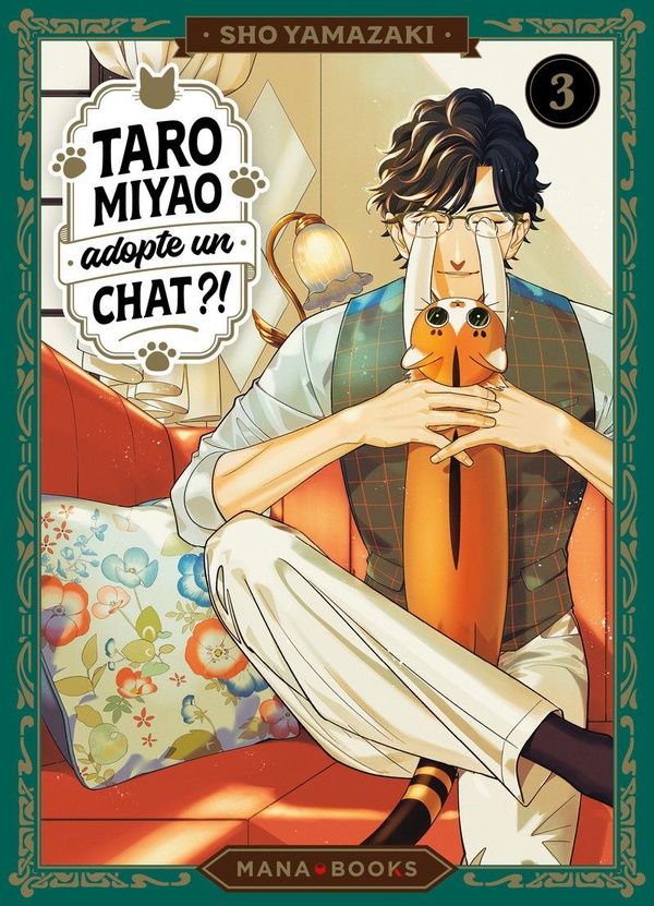Couverture : TARO MIYAO ADOPTE UN CHAT ?! T03 - VOL03