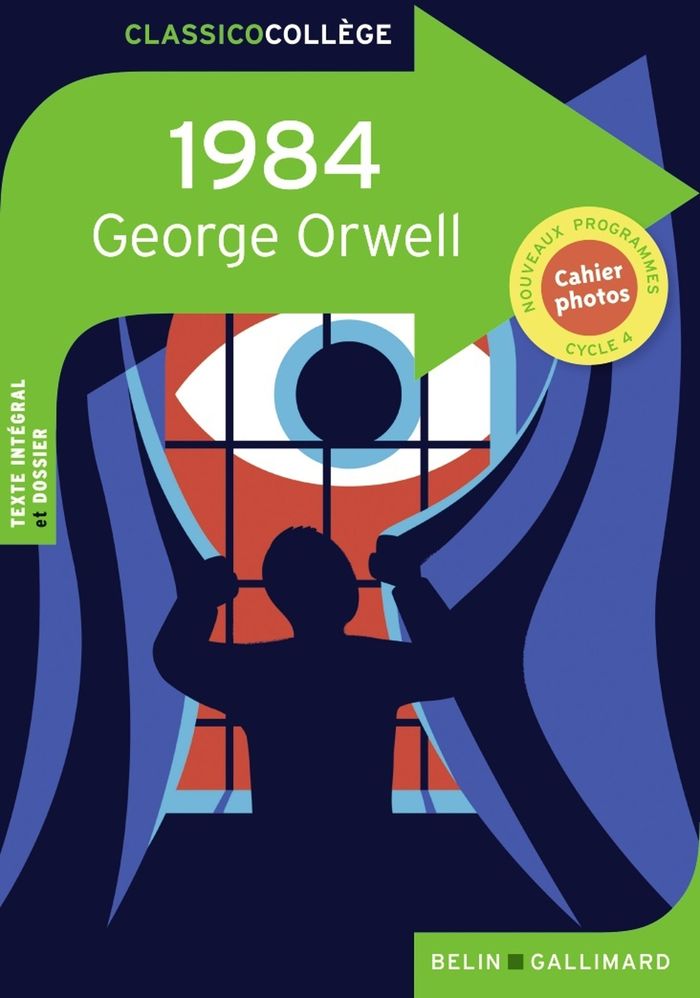 Couverture du livre « 1984 » de George Orwell, librairie Les Contes Infusés à Corte