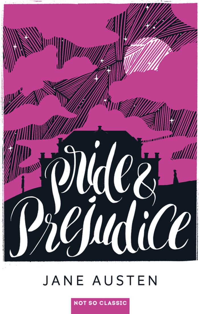 Couverture du livre « Pride and prejudice » de Jane Austen, librairie Les Contes Infusés à Corte