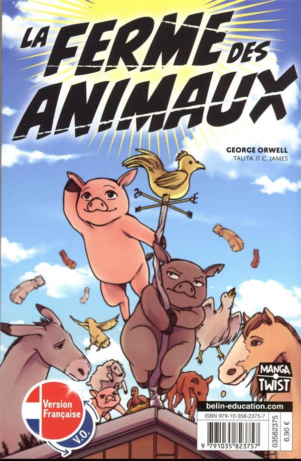 Quatrième de couverture de « Animal Farm »
