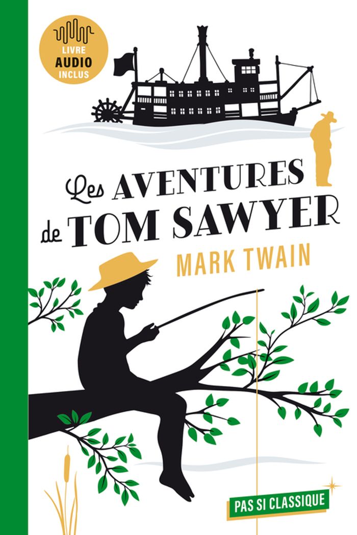 Couverture du livre « Les aventures de Tom Sawyer » de Mark Twain, librairie Les Contes Infusés à Corte