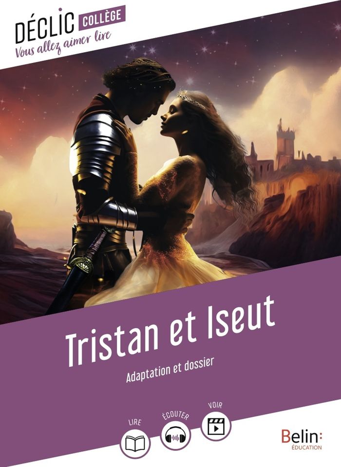 Couverture du livre « Tristan et Iseut » de Gaëlle Brodhag, librairie Les Contes Infusés à Corte