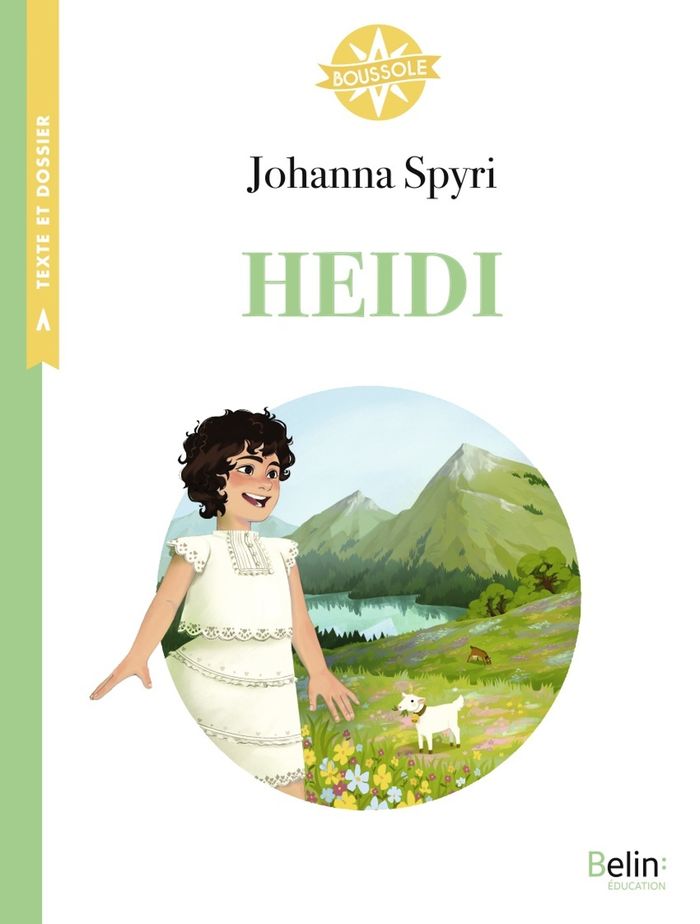 Couverture du livre « Heidi » de Johanna Spyri, librairie Les Contes Infusés à Corte