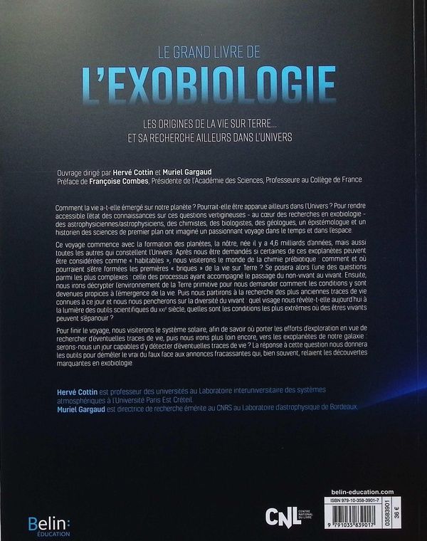 Quatrième de couverture de « Le grand livre de l'exobiologie »