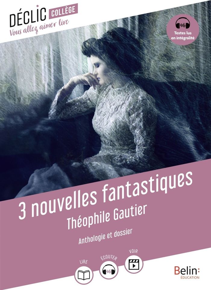 Couverture du livre « 3 nouvelles fantastiques » de Théophile Gautier, librairie Les Contes Infusés à Corte