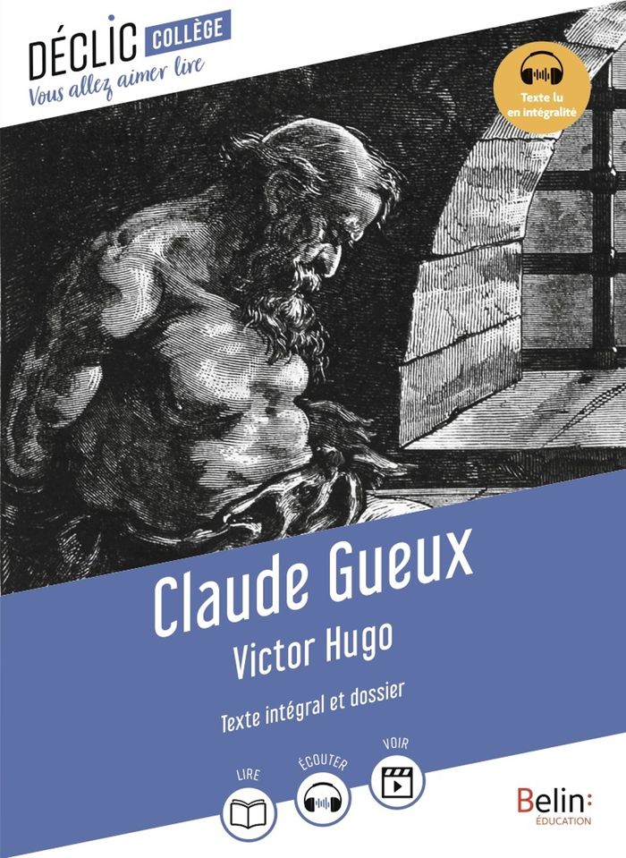 Couverture du livre « Claude Gueux » de Victor Hugo, librairie Les Contes Infusés à Corte