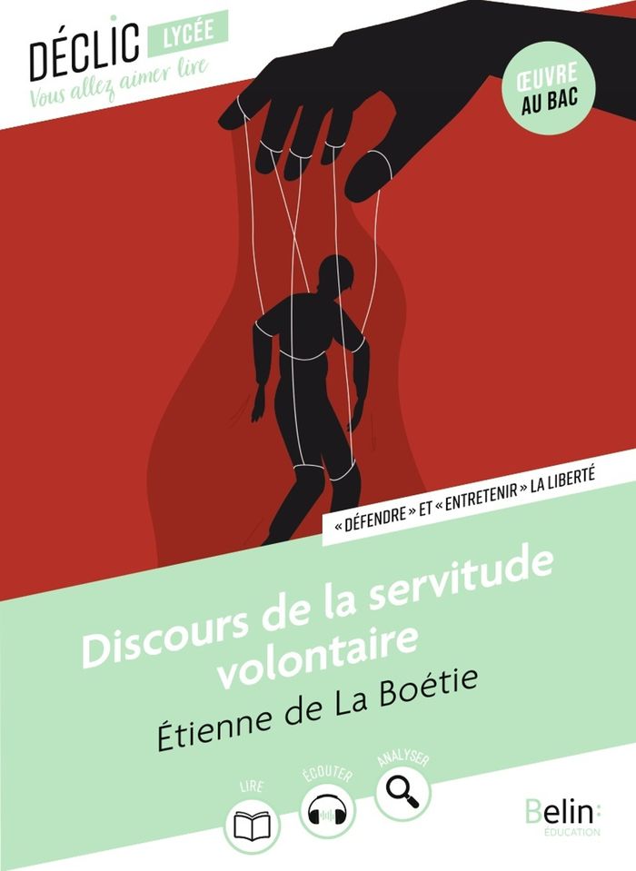 Couverture du livre « Discours de la servitude volontaire » de Étienne de La Boétie, librairie Les Contes Infusés à Corte