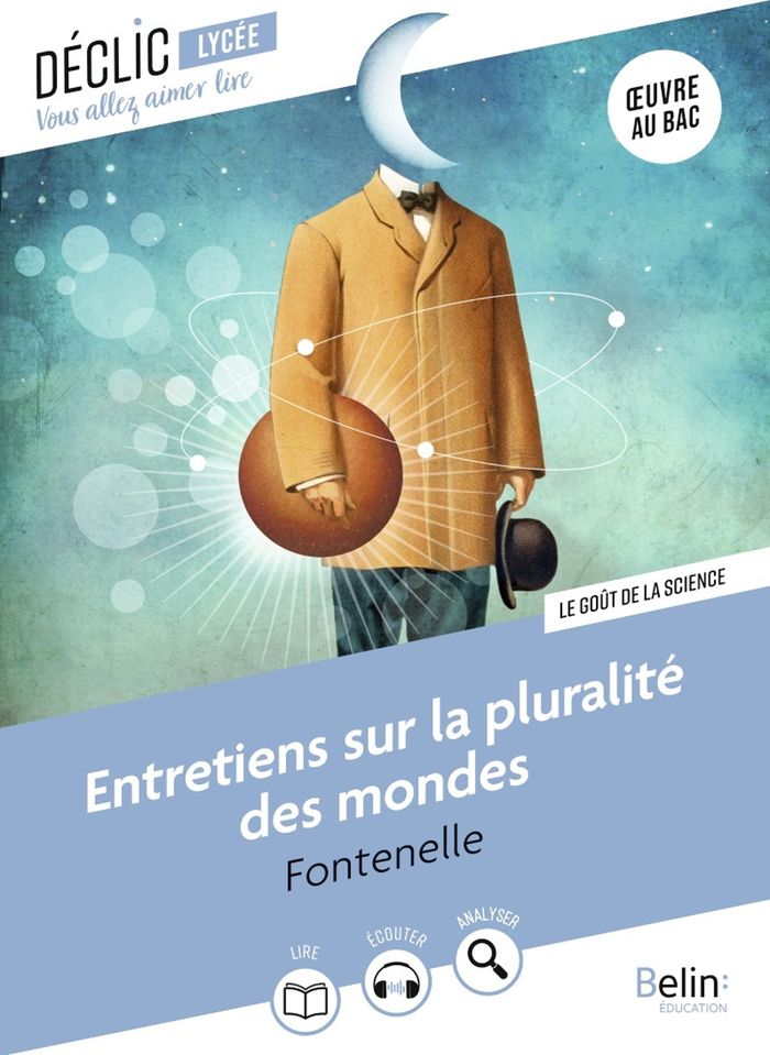 Couverture du livre « Entretiens sur la pluralité des mondes » de Bernard de Fontenelle, librairie Les Contes Infusés à Corte