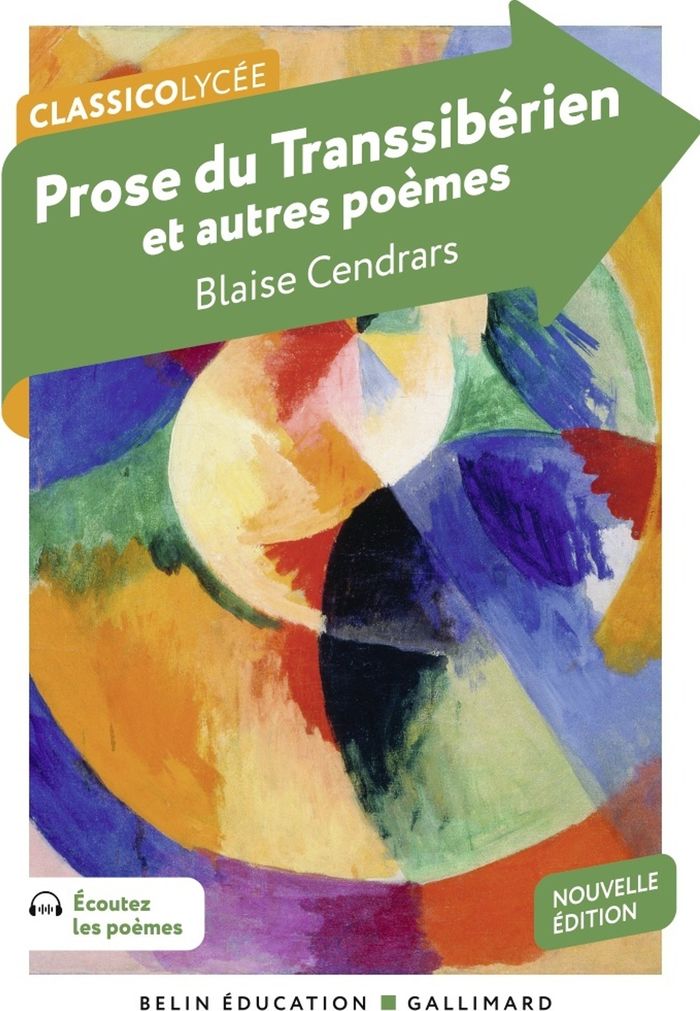 Couverture du livre « Prose du Transsibérien et autres poèmes » de Blaise Cendrars, librairie Les Contes Infusés à Corte
