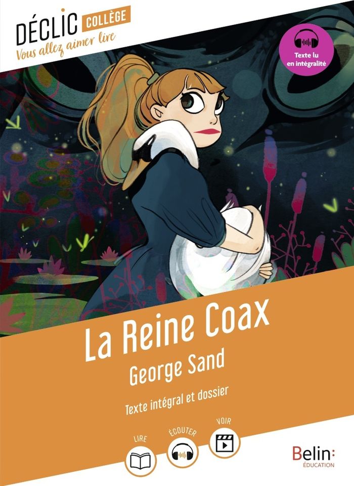 Couverture du livre « La reine Coax » de George Sand, librairie Les Contes Infusés à Corte