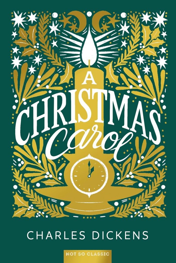 Couverture du livre « A Christmas Carol » de Charles Dickens, librairie Les Contes Infusés à Corte