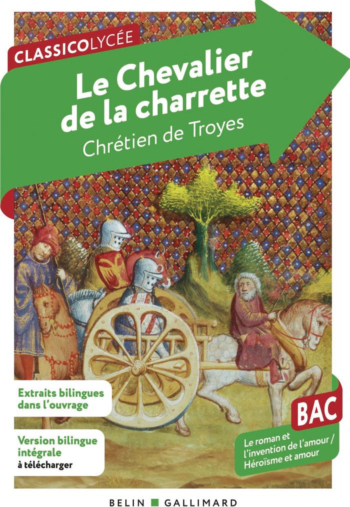 Couverture du livre « LANCELOT OU LE CHEVALIER A LA CHARRETTE », librairie Les Contes Infusés à Corte