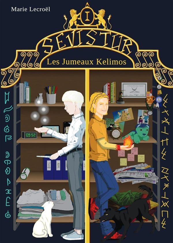 Couverture du livre « SEVISTUR LIVRE I LES JUMEAUX KELIMOS » de Marie Lecroel, librairie Les Contes Infusés à Corte