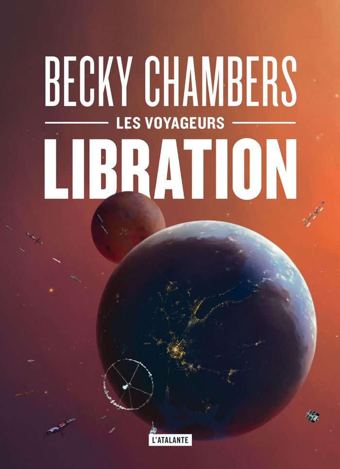 Couverture du livre « Libration » de Becky Chambers, librairie Les Contes Infusés à Corte