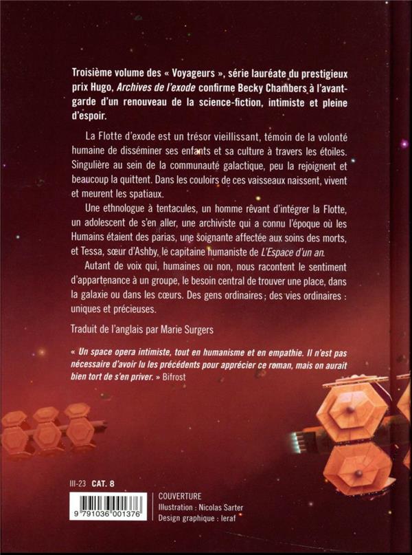 Quatrième de couverture de « Archives de l'exode »
