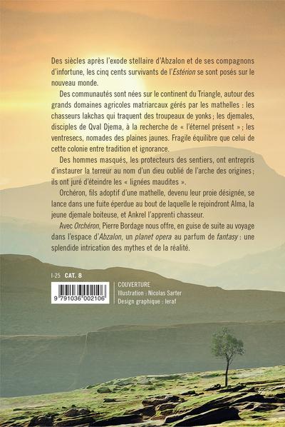 Quatrième de couverture de « Orchéron »