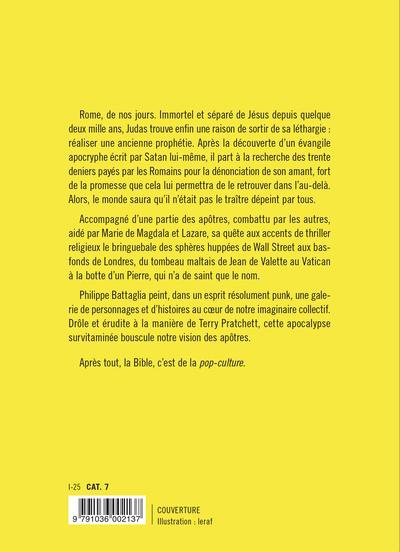 Quatrième de couverture de « La dernière tentation de Judas »