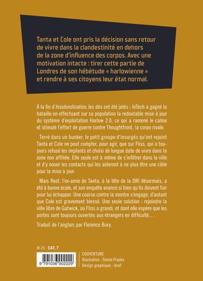 Quatrième de couverture de « Mutinerie »