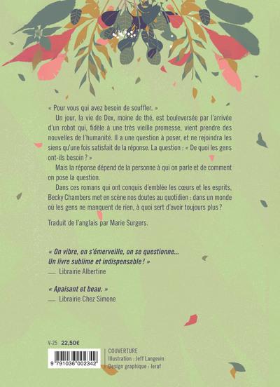 Quatrième de couverture de « HISTOIRES DE MOINE ET DE ROBOT »