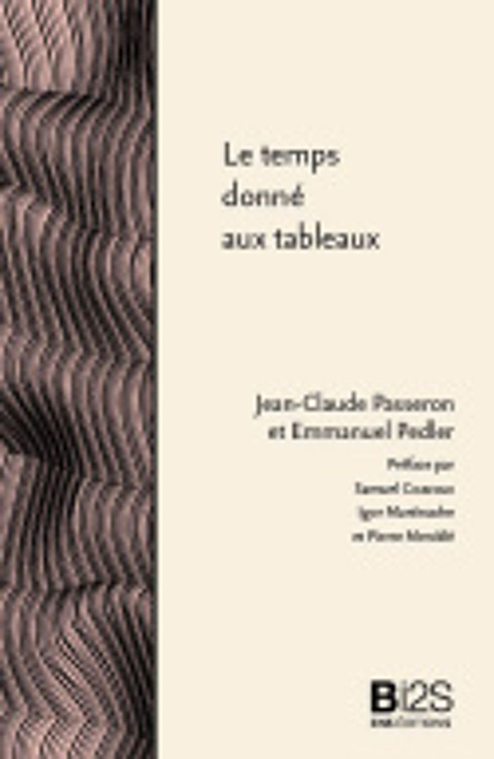 Couverture du livre « TEMPS DONNE AUX TABLEAUX » de Passeron/pedler, librairie Les Contes Infusés à Corte
