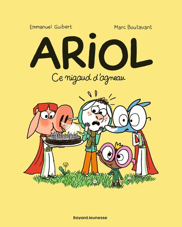 Couverture du livre « ARIOL, TOME 14 - CE NIGAUD D'AGNEAU », librairie Les Contes Infusés à Corte
