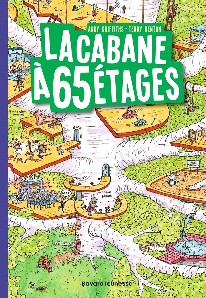 Couverture du livre « LA CABANE A 13 ETAGES POCHE , TOME 05 - LA CABANE A 65 ETAGES », librairie Les Contes Infusés à Corte