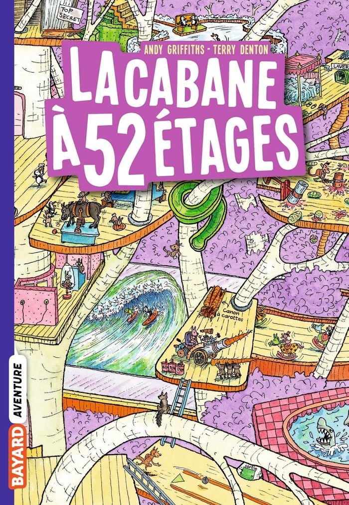 Couverture du livre « LA CABANE A 13 ETAGES POCHE , TOME 04 - LA CABANE A 52 ETAGES », librairie Les Contes Infusés à Corte