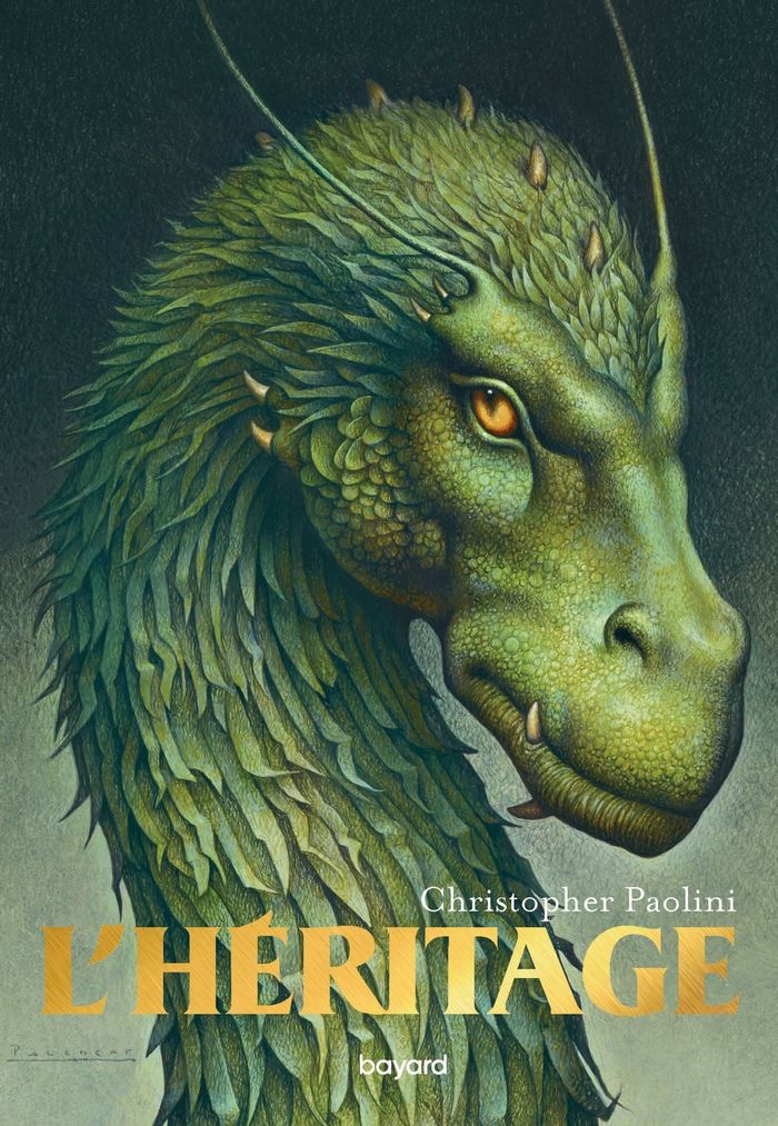 Couverture du livre « ERAGON POCHE, TOME 04 - L'HERITAGE » de Christopher Paolini, librairie Les Contes Infusés à Corte