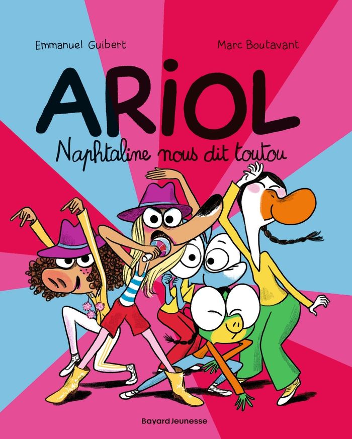 Couverture du livre « ARIOL, TOME 16 - NAPHTALINE NOUS DIT TOUTOU », librairie Les Contes Infusés à Corte