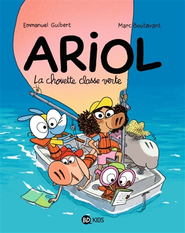Couverture du livre « ARIOL, TOME 17 - LA CHOUETTE CLASSE VERTE », librairie Les Contes Infusés à Corte