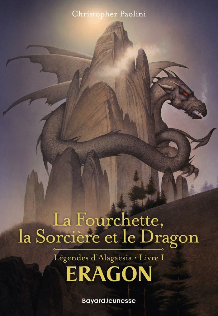 Couverture du livre « La fourchette, la sorcière et le dragon » de Christopher Paolini, librairie Les Contes Infusés à Corte