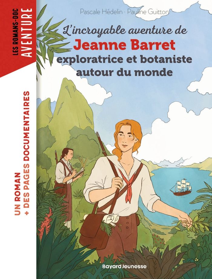 Couverture du livre « L'incroyable aventure de Jeanne Barret, exploratrice et botaniste autour du monde », librairie Les Contes Infusés à Corte