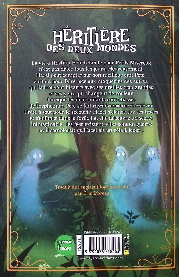 Quatrième de couverture de « Héritière des deux mondes »