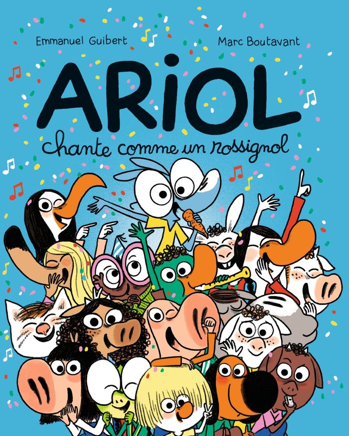 Couverture du livre « ARIOL, TOME 19 - ARIOL CHANTE COMME UN ROSSIGNOL », librairie Les Contes Infusés à Corte