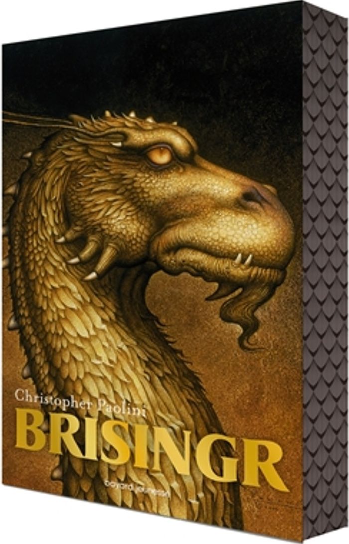 Couverture du livre « Brisingr » de Christopher Paolini, librairie Les Contes Infusés à Corte