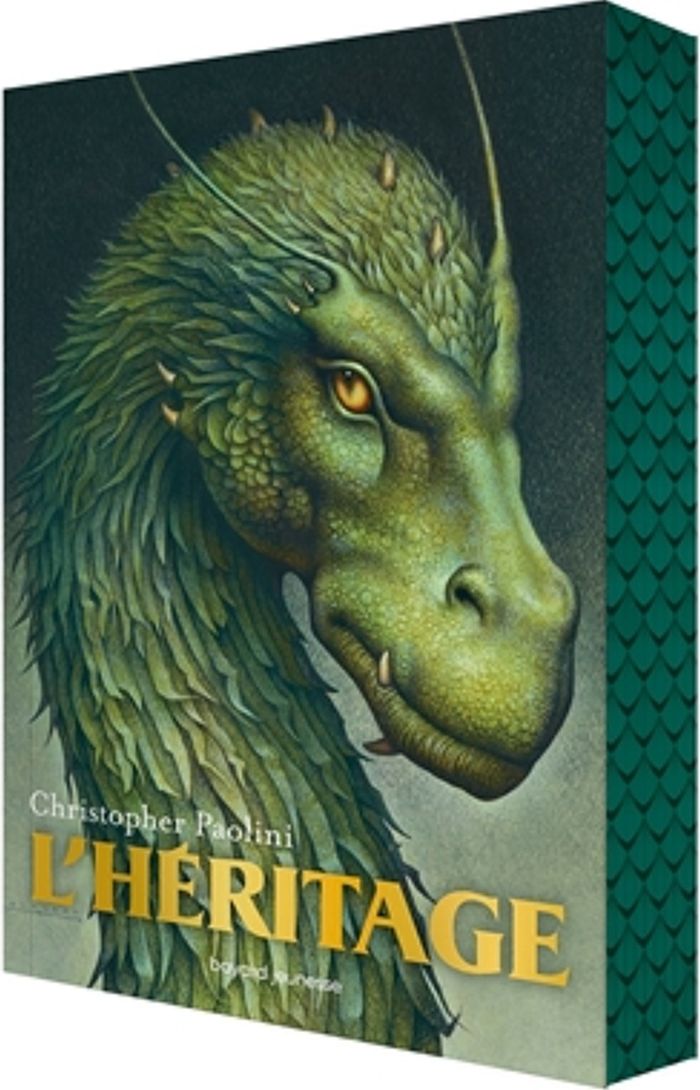 Couverture du livre « L'héritage : ou la crypte des âmes » de Christopher Paolini, librairie Les Contes Infusés à Corte