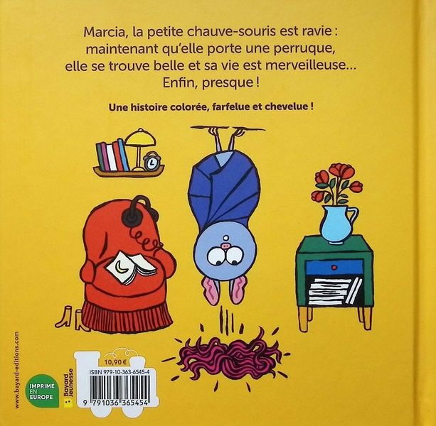 Quatrième de couverture de « La moumoute de Marcia »