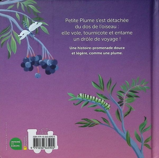 Quatrième de couverture de « Vole, petite plume ! »