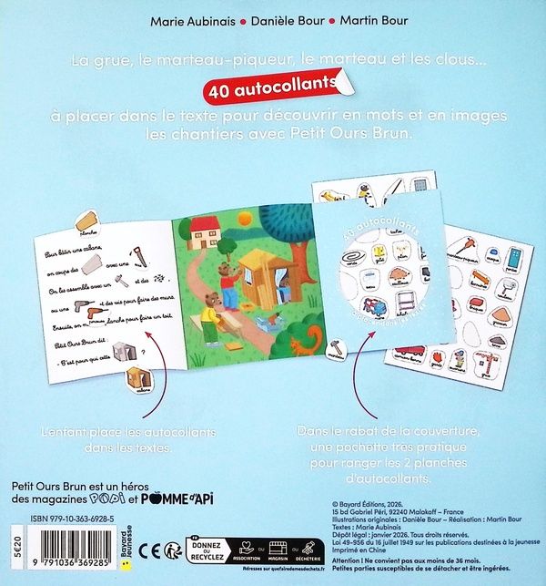 Quatrième de couverture de « les chantiers »
