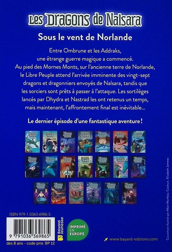 Quatrième de couverture de « Sous le vent de Norlande »