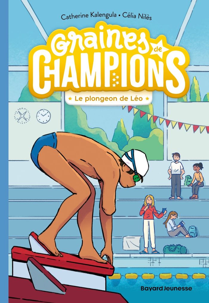 Couverture du livre « Le plongeon de Léo » de Catherine Kalengula, librairie Les Contes Infusés à Corte