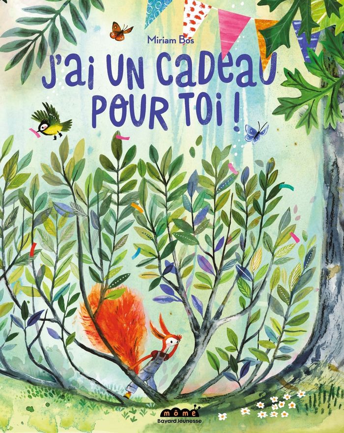 Couverture du livre « J'ai un cadeau pour toi ! » de Miriam Bos, librairie Les Contes Infusés à Corte