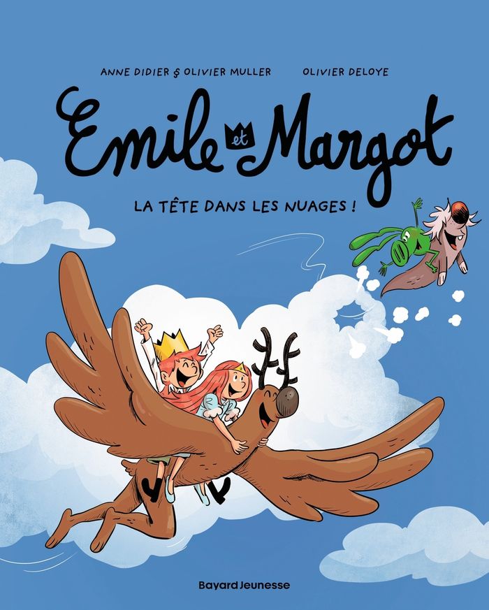 Couverture du livre « EMILE ET MARGOT, TOME 15 - LA TETE DANS LES NUAGES » de Didier/muller/deloye, librairie Les Contes Infusés à Corte