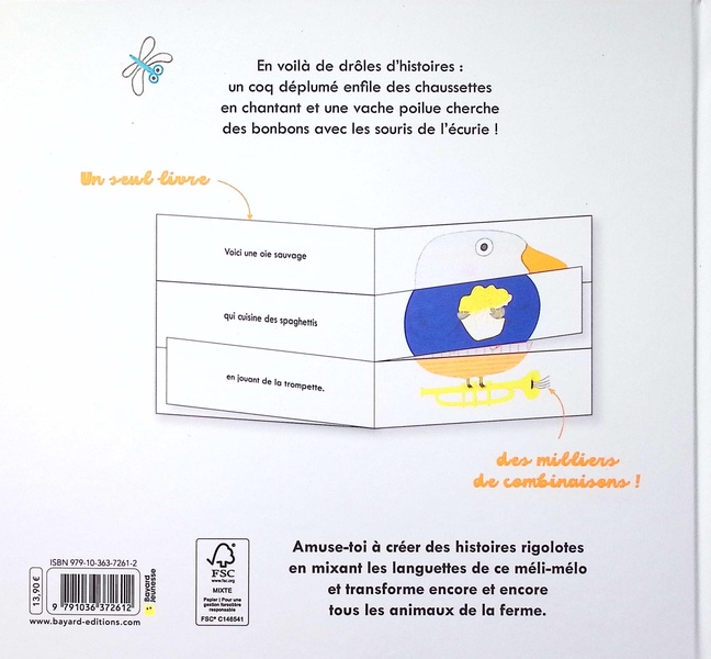 Quatrième de couverture de « Méli-mélo à la ferme »