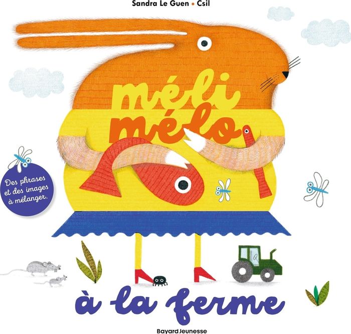Couverture du livre « Méli-mélo à la ferme » de Sandra Le Guen, librairie Les Contes Infusés à Corte